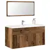 Image de vidaXL Armoire de salle de bain et miroir vieux bois bois d'ingénierie