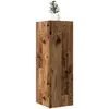 Image de vidaXL Meubles TV 2 pcs vieux bois 30,5x30x90 cm bois d'ingénierie