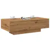 Image de vidaXL Table basse chêne artisanal 100x49,5x31 cm bois d'ingénierie