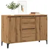Image de vidaXL Buffet chêne artisanal 102x35x70 cm bois d'ingénierie