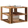 Image de vidaXL Table basse vieux bois 58x58x40 cm bois d'ingénierie