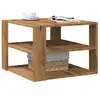 Image de vidaXL Table basse chêne artisanal 58x58x40 cm bois d'ingénierie