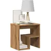 Image de vidaXL Table de chevet chêne artisanal 40x30x40 cm bois d'ingénierie