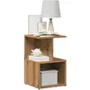 Image de vidaXL Table de chevet chêne artisanal 35x35x55 cm bois d'ingénierie