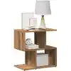 Image de vidaXL Tables de chevet 2 pcs chêne artisanal bois d'ingénierie