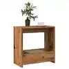 Image de vidaXL Table d'appoint vieux bois 50x26x50 cm bois d'ingénierie