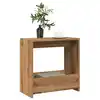 Image de vidaXL Table d'appoint chêne artisanal 50x26x50 cm bois d'ingénierie