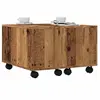 Image de vidaXL Table basse vieux bois 60x60x38 cm bois d'ingénierie
