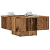 Image de vidaXL Table basse vieux bois 60x60x31,5 cm bois d'ingénierie