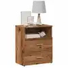 Image de vidaXL Table de chevet vieux bois 50x32x60 cm bois d'ingénierie