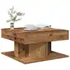 Image de vidaXL Table basse vieux bois 55x55x30 cm bois d'ingénierie