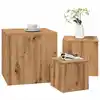 Image de vidaXL Tables d'appoint 3 pcs chêne artisanal bois d'ingénierie
