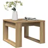 Image de vidaXL Table d'appoint chêne artisanal 50x50x35 cm bois d'ingénierie