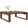 Image de vidaXL Table basse vieux bois 100x100x35 cm bois d'ingénierie