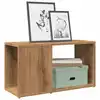 Image de vidaXL Meuble TV chêne artisanal 60x24x32 cm bois d'ingénierie