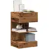 Image de vidaXL Tables de chevet 2 pcs vieux bois 40x35x65 cm bois d’ingénierie