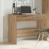Image de vidaXL Bureau chêne artisanal 101x50x76,5 cm bois d'ingénierie