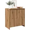 Image de vidaXL Buffet chêne artisanal 70x41x75 cm bois d'ingénierie