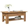Image de vidaXL Table basse chêne artisanal 102x55x42 cm bois d'ingénierie