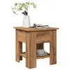Image de vidaXL Table basse chêne artisanal 40x40x42 cm bois d'ingénierie