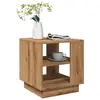 Image de vidaXL Table basse chêne artisanal 40x40x43 cm bois d'ingénierie