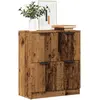 Image de vidaXL Buffet vieux bois 60x30x70 cm bois d'ingénierie