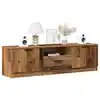 Image de vidaXL Meuble TV vieux bois 140x35x40 cm bois d'ingénierie