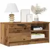 Image de vidaXL Meuble TV vieux bois 80x35x36,5 cm bois d'ingénierie