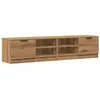 Image de vidaXL Meubles TV 2 pcs chêne artisanal 80x35x36,5cm bois d'ingénierie