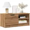 Image de vidaXL Meubles TV 2 pcs chêne artisanal 80x35x36,5cm bois d'ingénierie