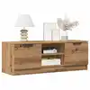 Image de vidaXL Meuble TV chêne artisanal 102x35x36,5 cm bois d'ingénierie