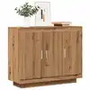 Image de vidaXL Buffet chêne artisanal 92x35x75 cm bois d'ingénierie