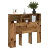 Image de vidaXL Armoire de tête de lit vieux bois 120x19x103,5 cm