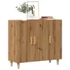 Image de vidaXL Buffet chêne artisanal 90x34x80 cm bois d'ingénierie