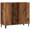 Image de vidaXL Buffet vieux bois 90x34x80 cm bois d'ingénierie