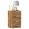 Image de vidaXL Tables de chevet 2 pcs chêne artisanal bois d'ingénierie