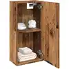 Image de vidaXL Armoire de salle de bain murale vieux bois 32x20x67 cm