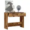 Image de vidaXL Table console vieux bois 90x36x75 cm bois d'ingénierie