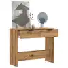 Image de vidaXL Table console chêne artisanal 90x36x75 cm bois d'ingénierie