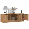 Image de vidaXL Meuble TV chêne artisanal 102x35x36,5 cm bois d'ingénierie