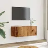 Image de vidaXL Meubles TV muraux 2 pcs vieux bois 80x30x30 cm