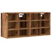 Image de vidaXL Schoenenkasten 2 st 52x30x50 cm oud houtkleurig