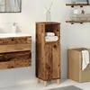 Image de vidaXL Armoire de salle de bain vieux bois 30x30x100cm bois ingénierie
