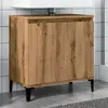 Image de vidaXL Armoire d'évier chêne artisanal 58x33x60 cm bois d'ingénierie