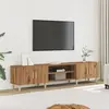 Image de vidaXL Meuble TV chêne artisanal 180x31,5x40 cm bois d'ingénierie