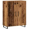 Image de vidaXL Dressoir 69,5x34x90 cm bewerkt hout oud houtkleurig