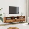 Image de vidaXL Meuble TV vieux bois 150x30x44,5 cm bois d'ingénierie