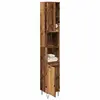 Image de vidaXL Armoire de salle de bain vieux bois 30x30x190cm bois ingénierie