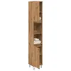 Image de vidaXL Armoire de salle de bain chêne artisanal 30x30x190 cm