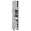 Image de vidaXL Armoire de salle de bain gris béton 30x30x190 cm